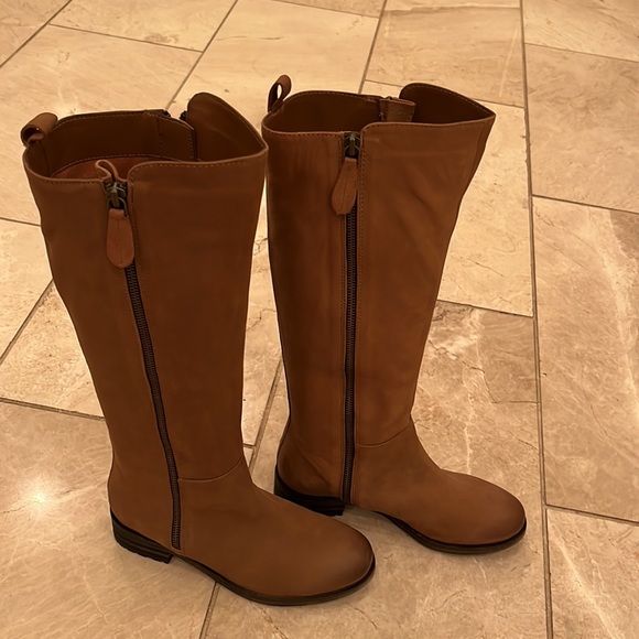 Sz 6.5 Diba True Knee High Brown Suede Boots. Rikki Jo. - Picture 3 of 11